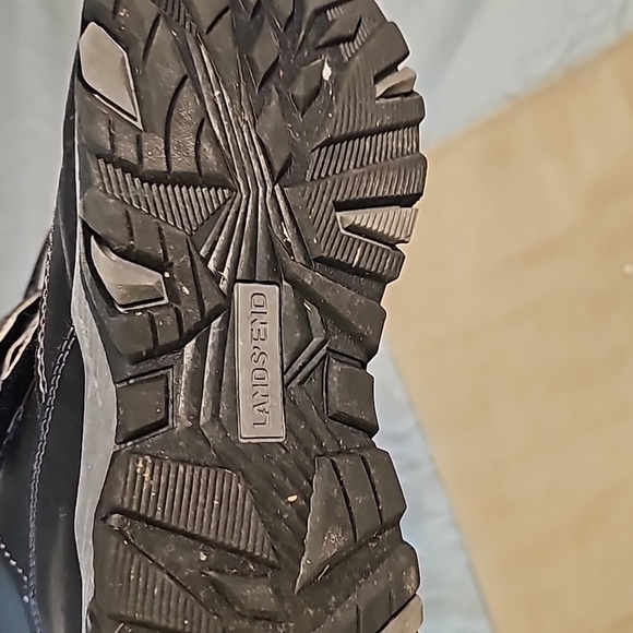 Lands' End Boots Kids Black Snow/Winter Boots - Picture 7 of 7